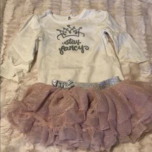Stay Fancy Longsleeve bodysuit and tutu